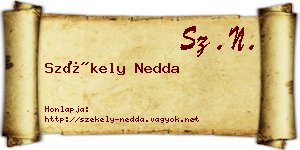 Székely Nedda névjegykártya